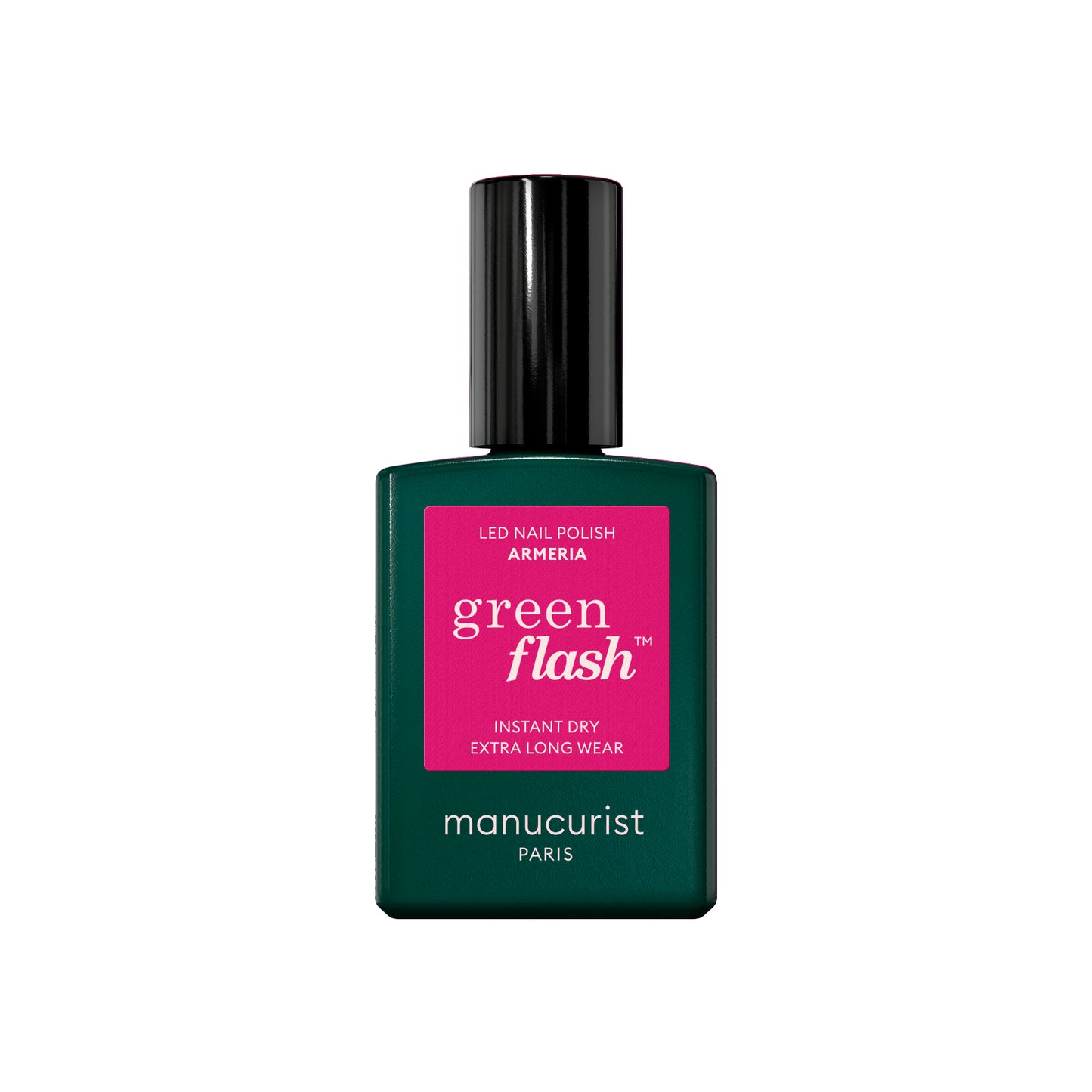 Manucurist Esmalte GREEN FLASH – Esmalte Semipermanente LED Natural (84% Origen Bio)