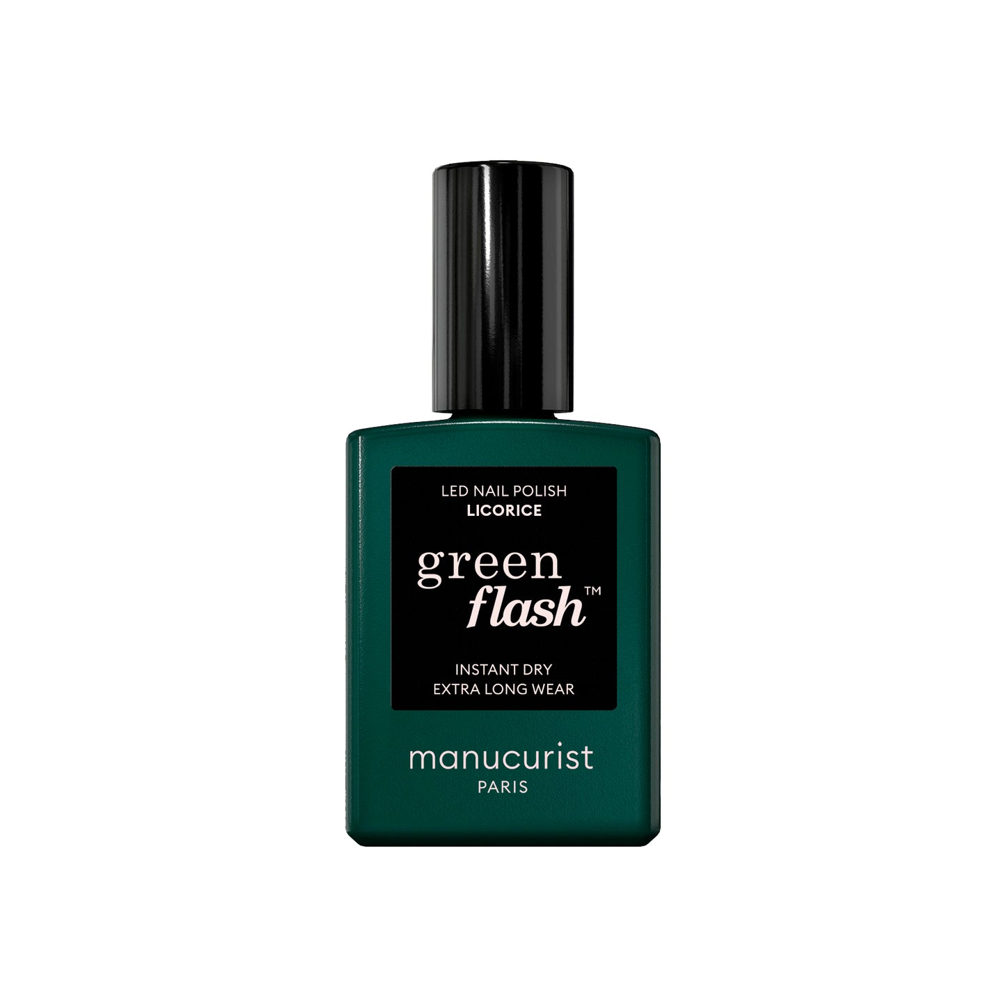 Manucurist Esmalte GREEN FLASH – Esmalte Semipermanente LED Natural (84% Origen Bio)