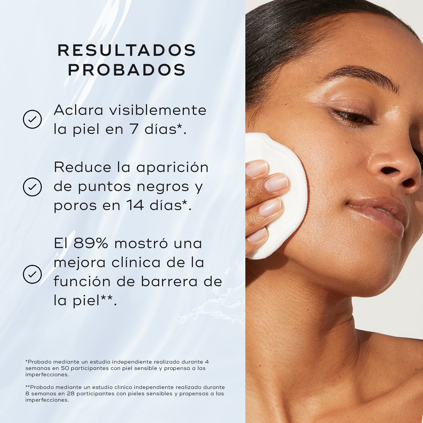 resultados Press & Clear probados