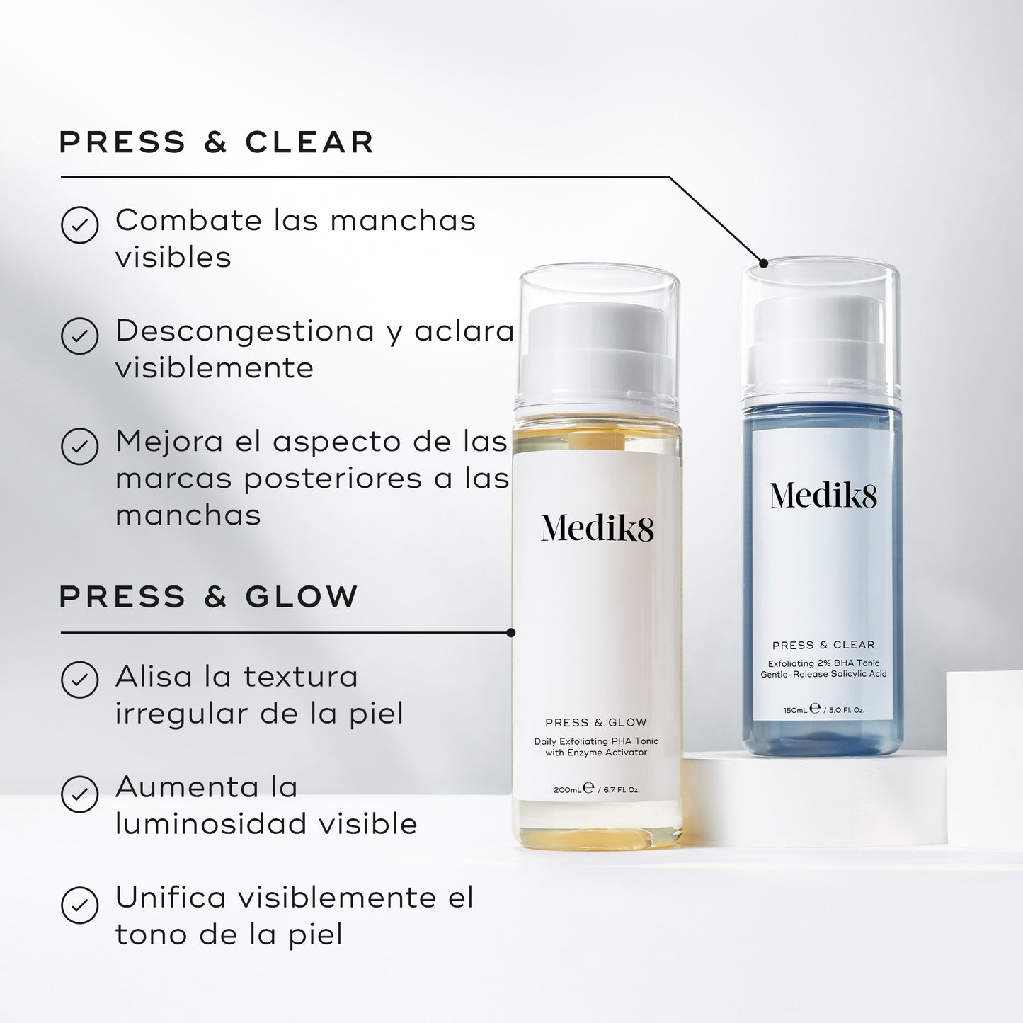 linea Press & Glow clear