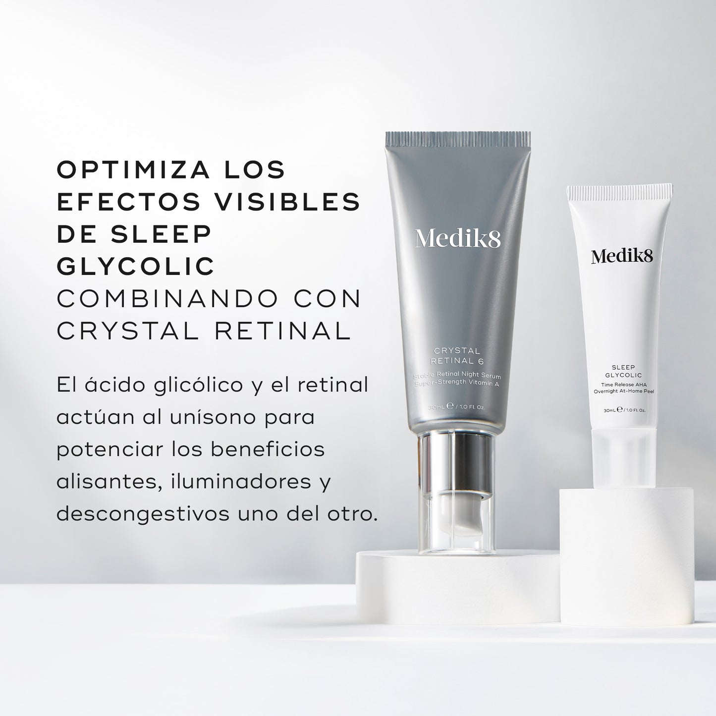 glicolico y cristal retinal Sleep Glycolic