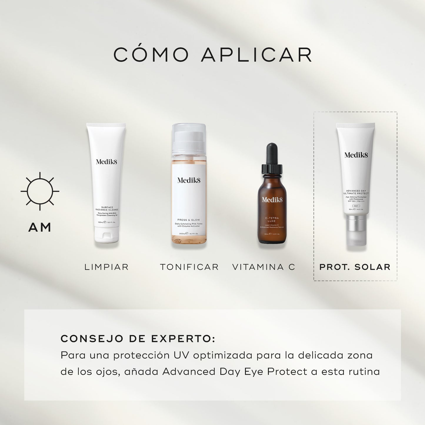 cómo aplicar Advanced Day Ultimate Protect SPF50