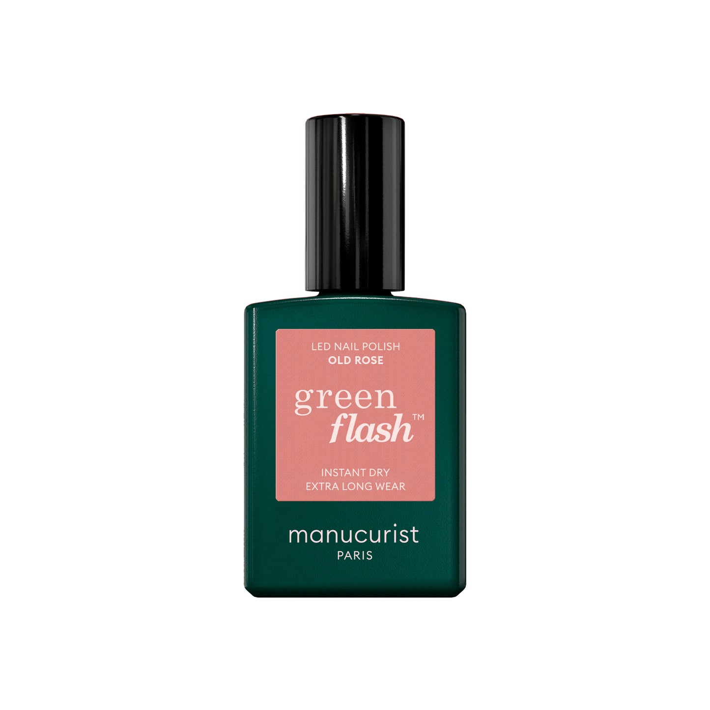 Manucurist Esmalte GREEN FLASH – Esmalte Semipermanente LED Natural (84% Origen Bio)