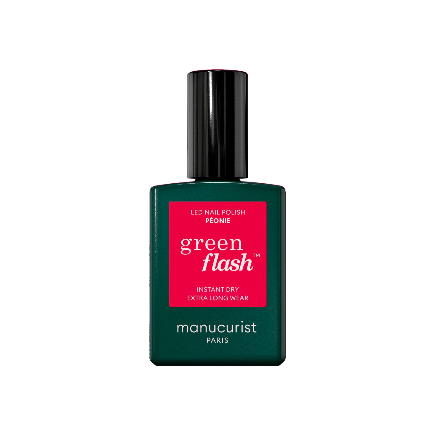 Manucurist Esmalte GREEN FLASH – Esmalte Semipermanente LED Natural (84% Origen Bio)