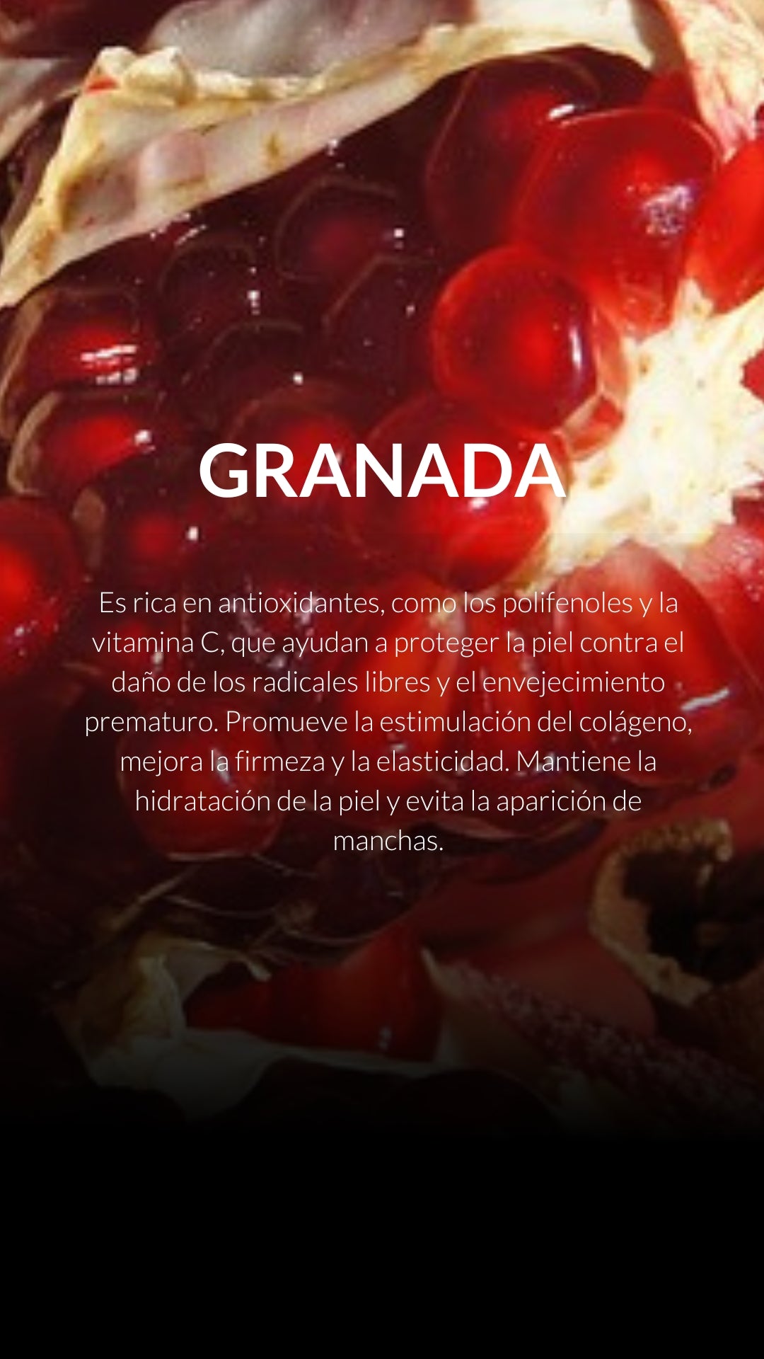 superalimentos granada piel
