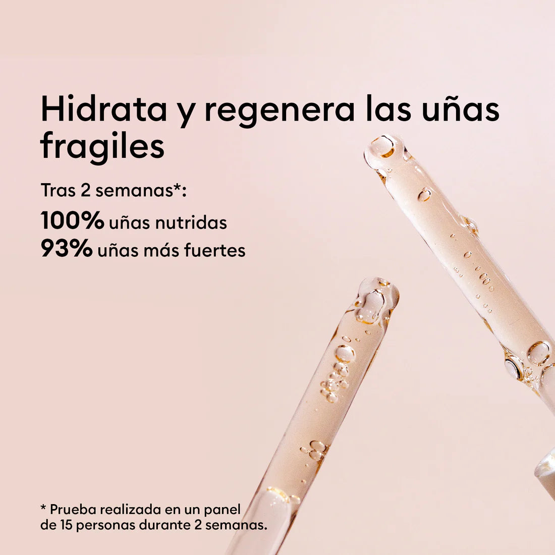 uñas nutridas y fuertes