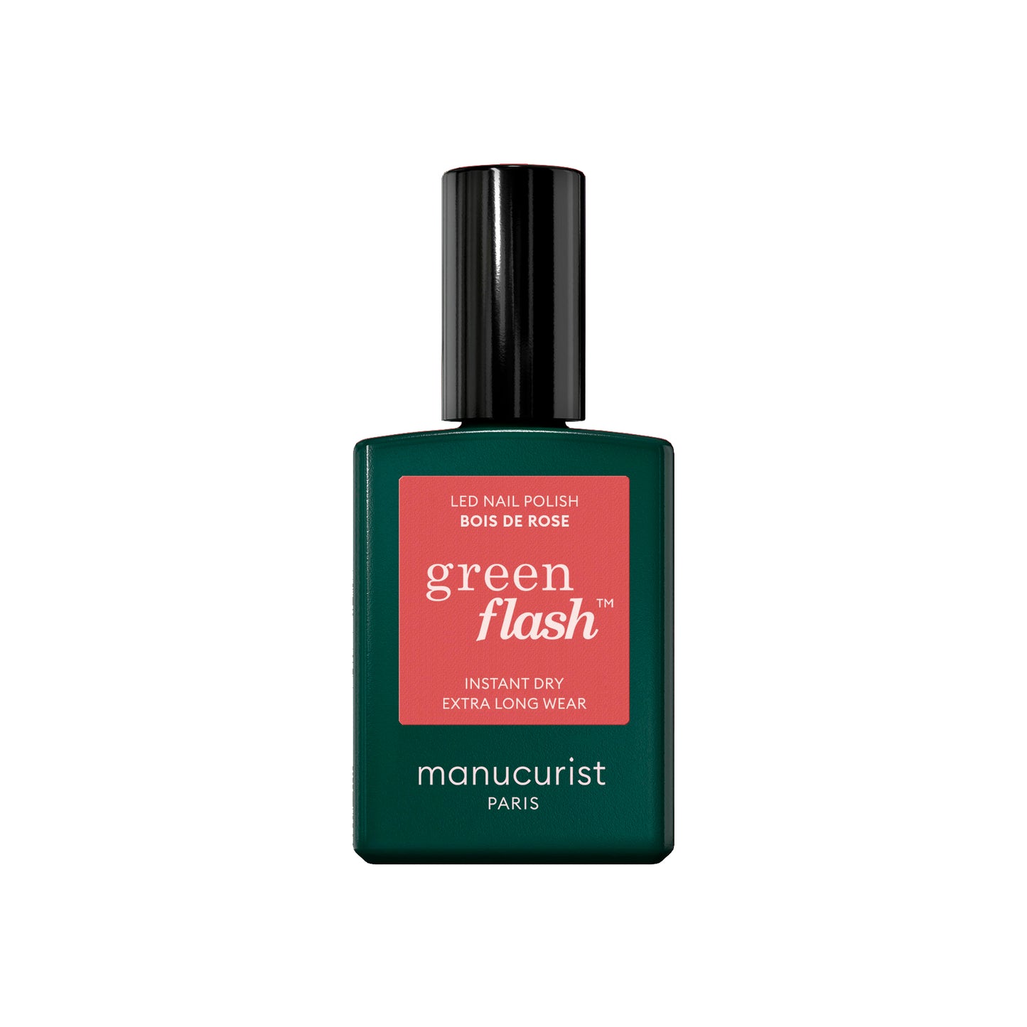 Manucurist Esmalte GREEN FLASH – Esmalte Semipermanente LED Natural (84% Origen Bio)