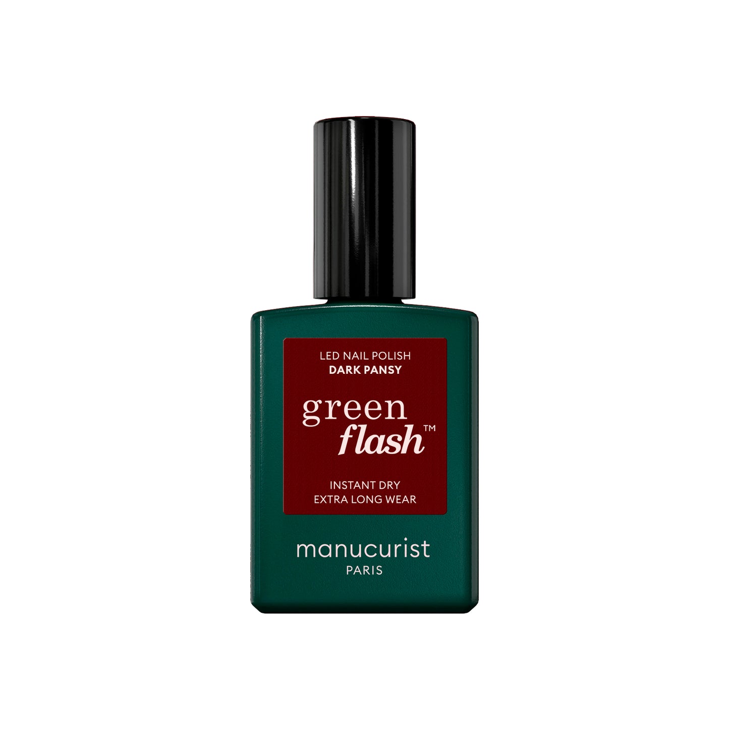 Manucurist Esmalte GREEN FLASH – Esmalte Semipermanente LED Natural (84% Origen Bio)