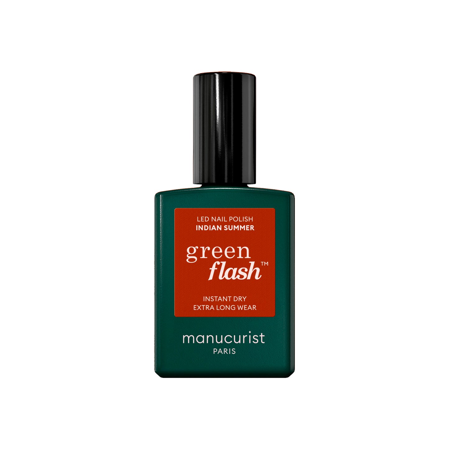 Manucurist Esmalte GREEN FLASH – Esmalte Semipermanente LED Natural (84% Origen Bio)