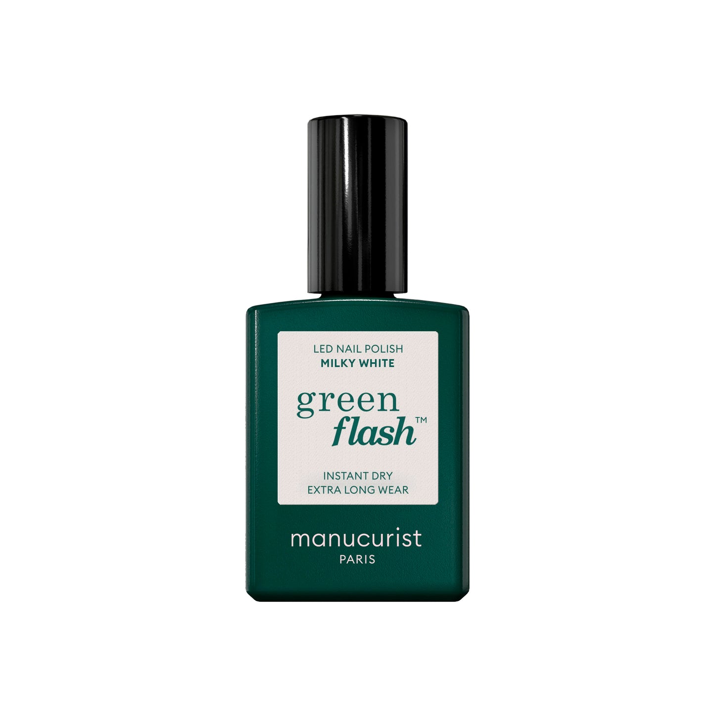 Manucurist Esmalte GREEN FLASH – Esmalte Semipermanente LED Natural (84% Origen Bio)