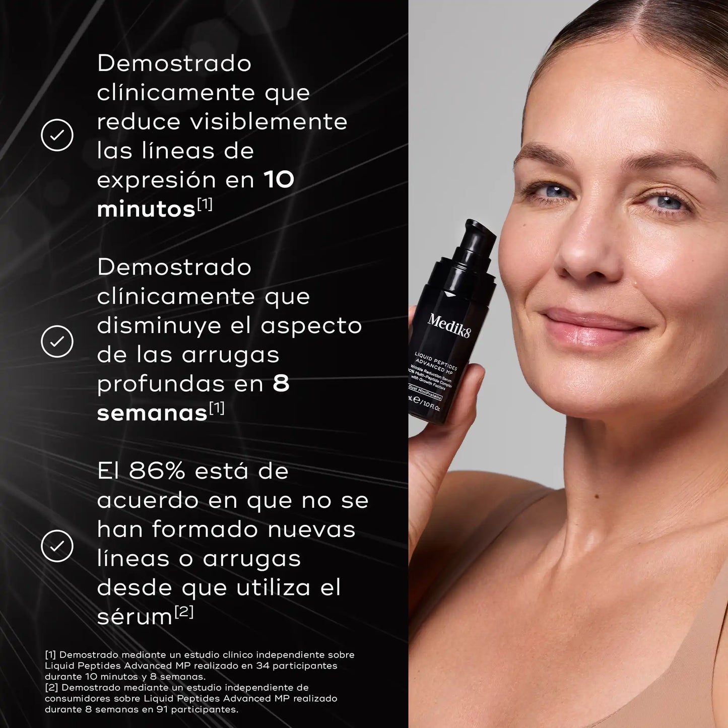resultados demostrados Liquid Peptides Advanced