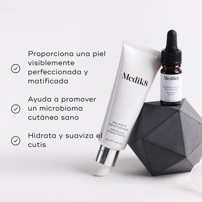 beneficios Balance Moisturiser With Glycolic Acid Activator
