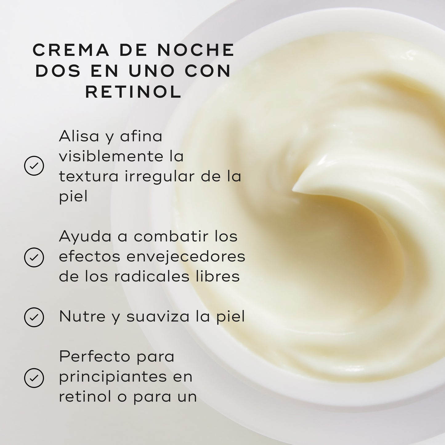 propiedades Intelligent Retinol Smoothing Night Cream