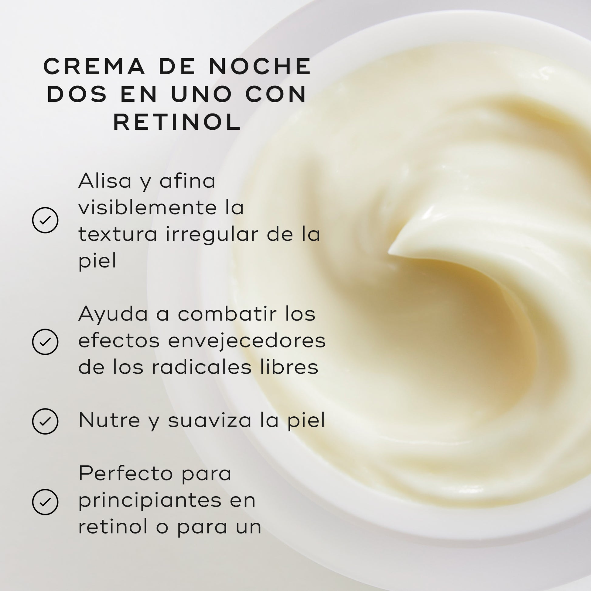 propiedades Intelligent Retinol Smoothing Night Cream