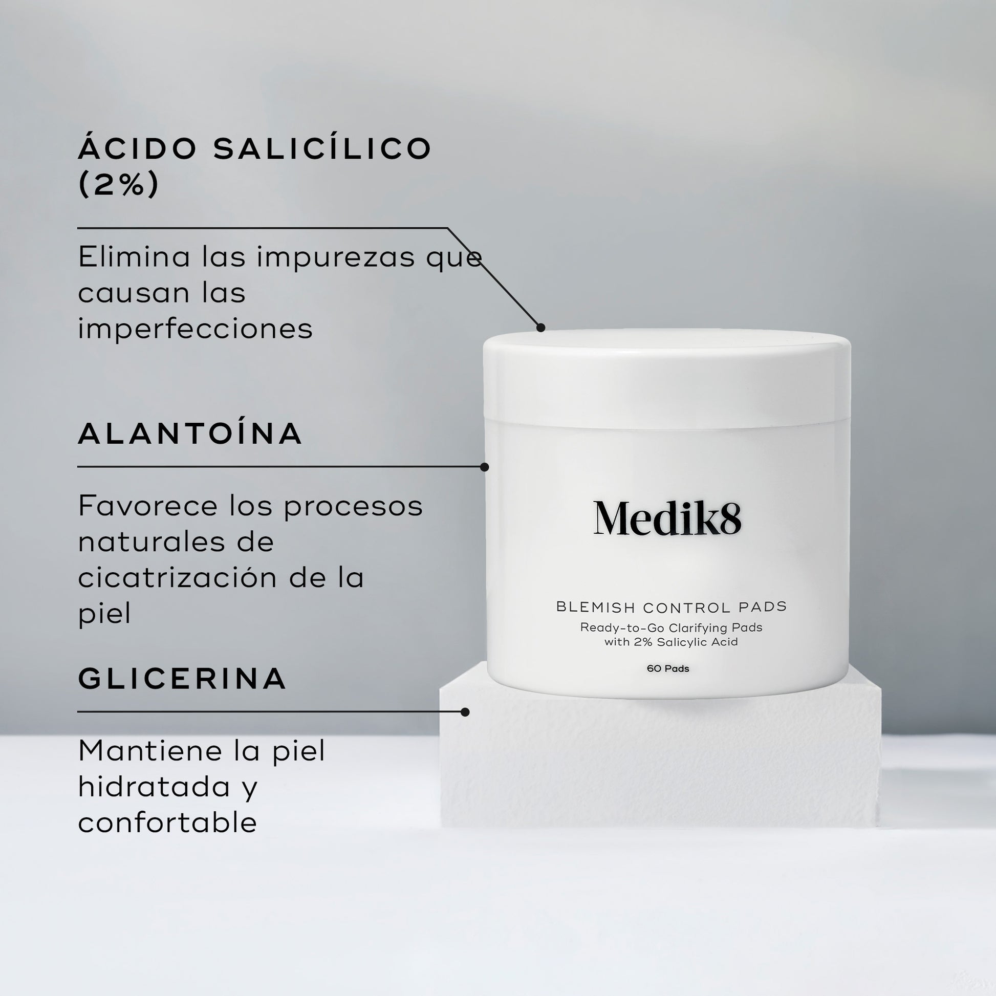 ingredientes Blemish Control Pads