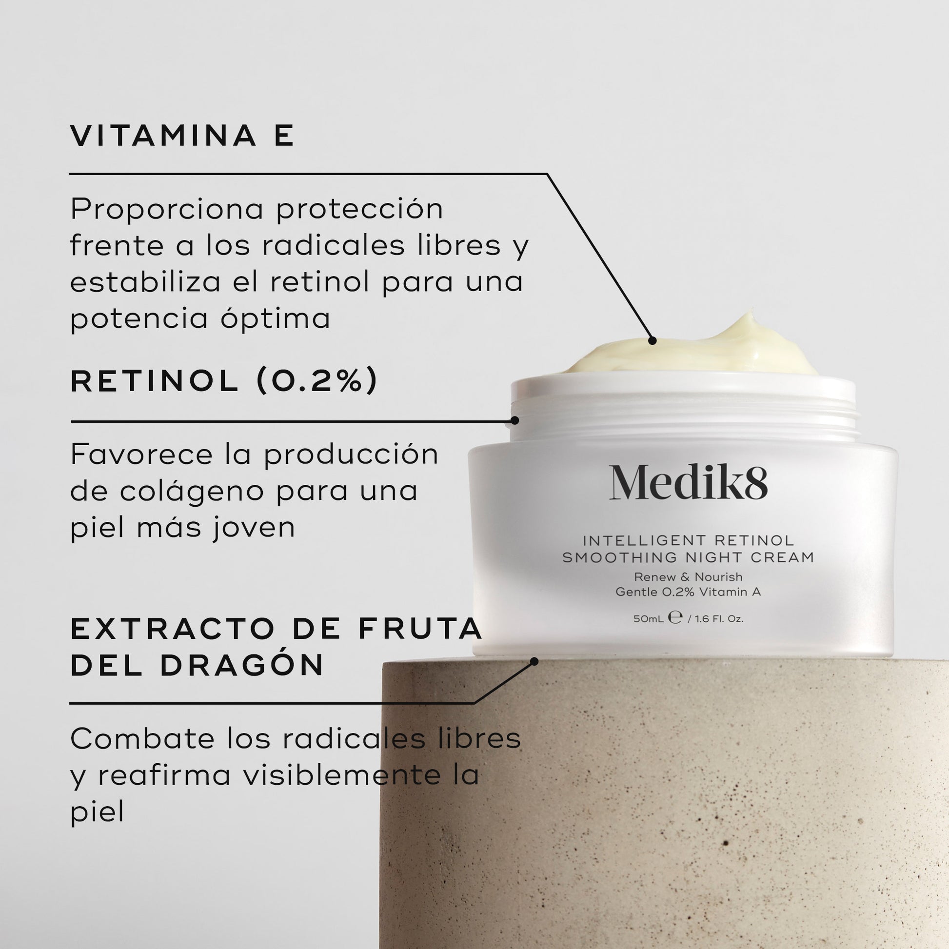 ingredientes Intelligent Retinol Smoothing Night Cream