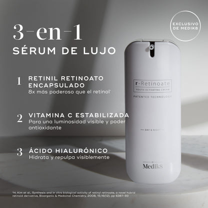 ingredientes r-Retinoate Facial Day & Night