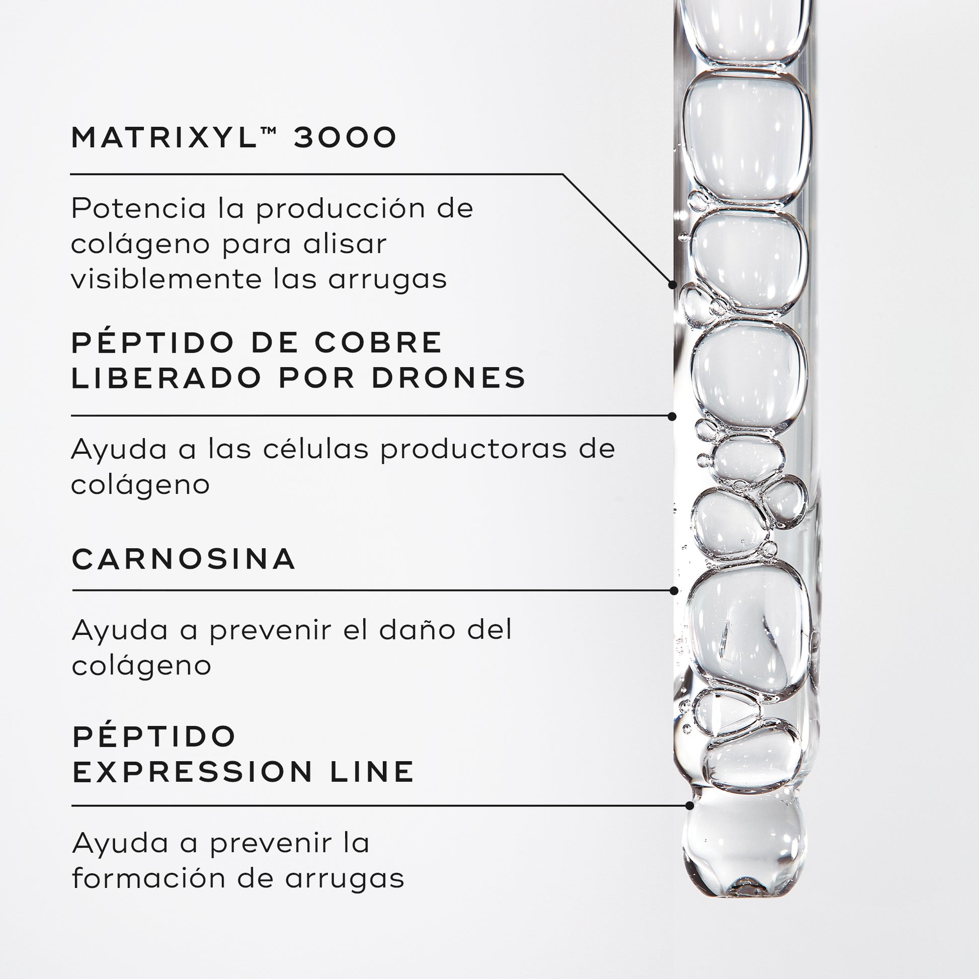 ingredientes Liquid Peptides