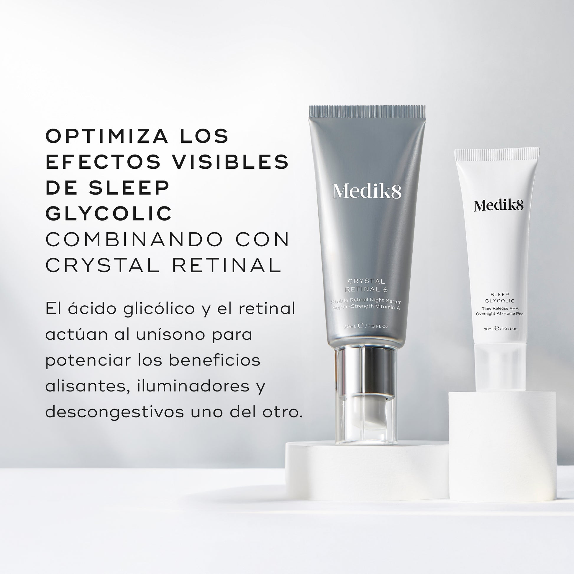 glicolico y cristal retinal Sleep Glycolic