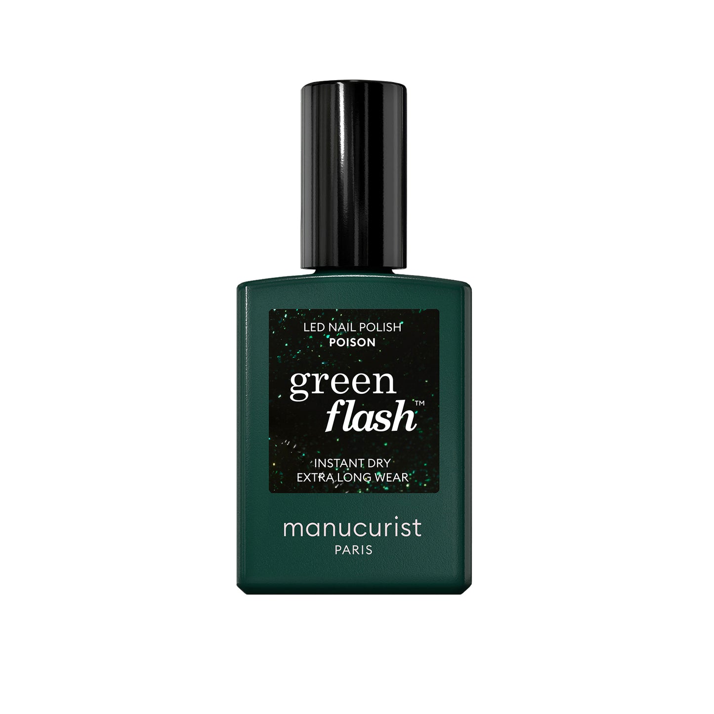 Manucurist Esmalte GREEN FLASH – Esmalte Semipermanente LED Natural (84% Origen Bio)