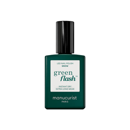 Manucurist Esmalte GREEN FLASH – Esmalte Semipermanente LED Natural (84% Origen Bio)