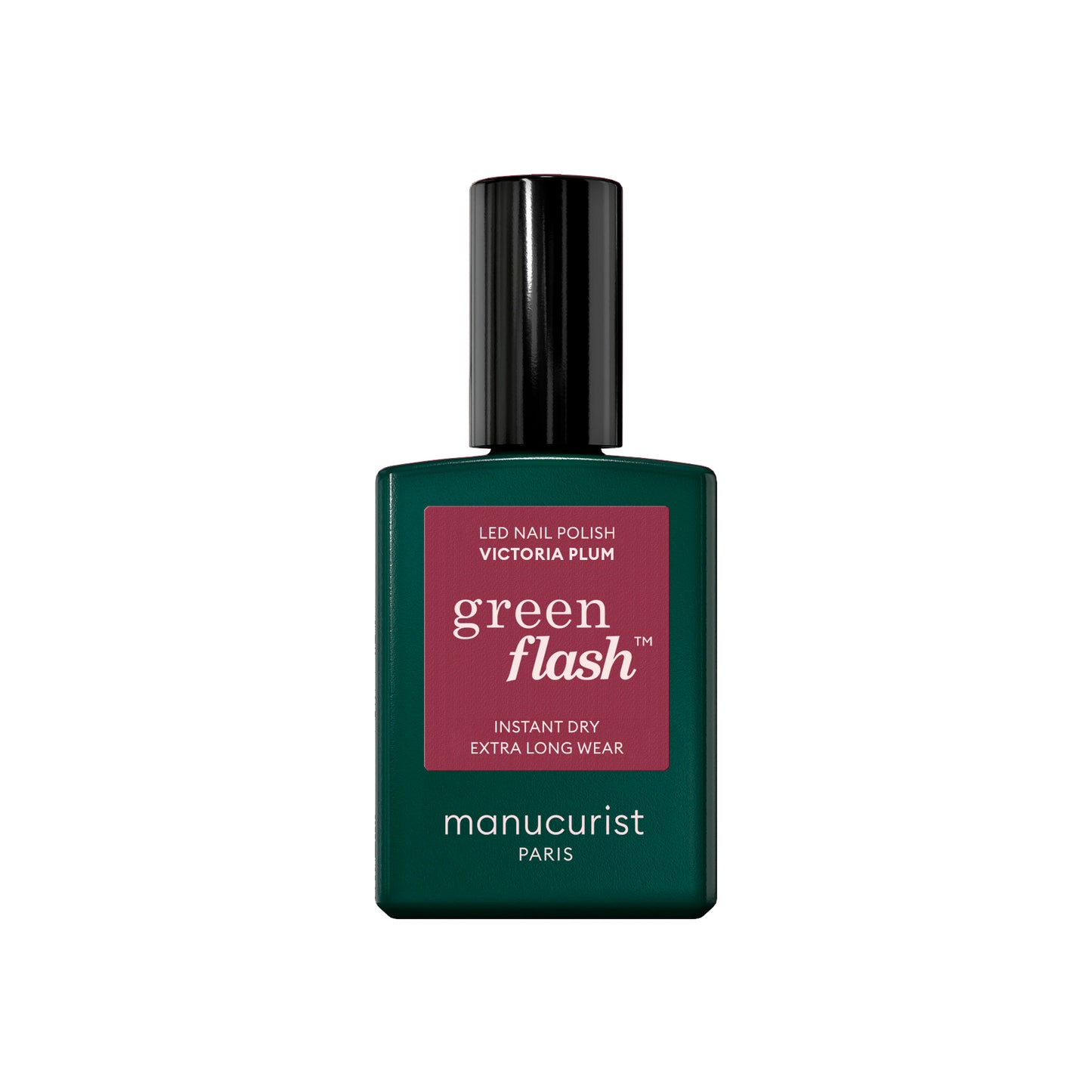 Manucurist Esmalte GREEN FLASH – Esmalte Semipermanente LED Natural (84% Origen Bio)