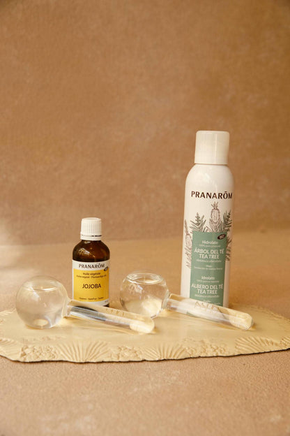 pack aceite de jojoba y hidrolato arbol de té