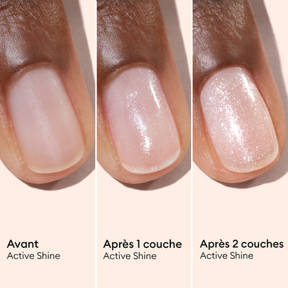 capas y resultado Active Shine Manucurist