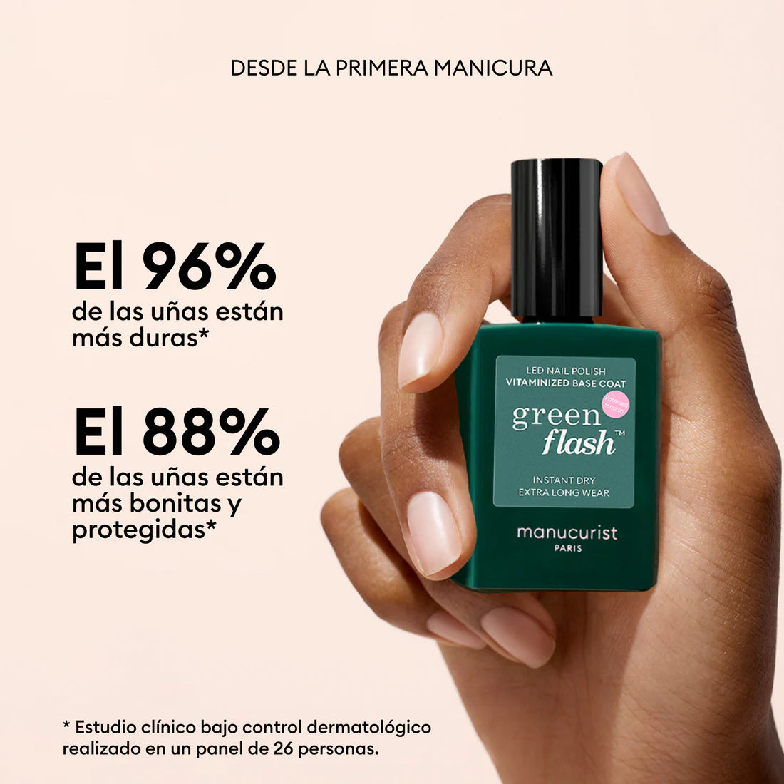 beneficios green flash base coat